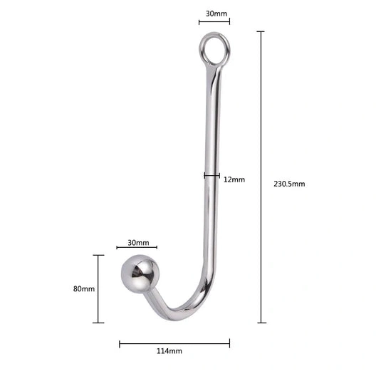 5334 Anal Cuffs Collar Hook and with Beaded Elegant 1210